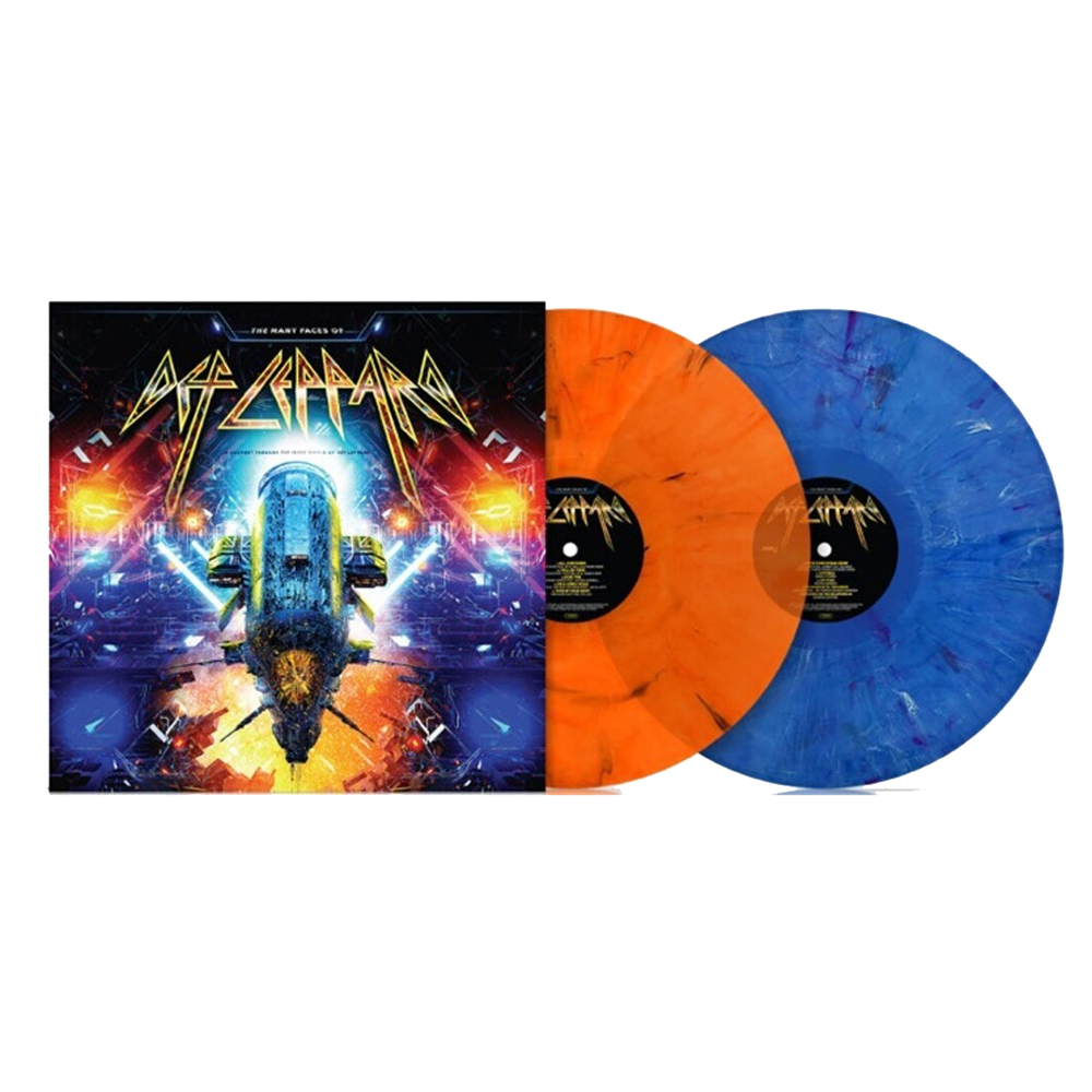 The Many Faces Of Def Leppard (Orange/Blue Marbled Vinyl)