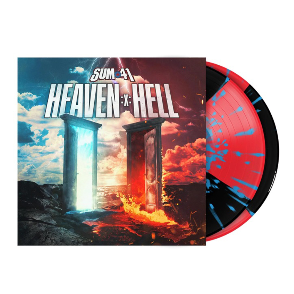 Heaven :x: Hell (Red & Black Quad With Blue Splatter Vinyl)