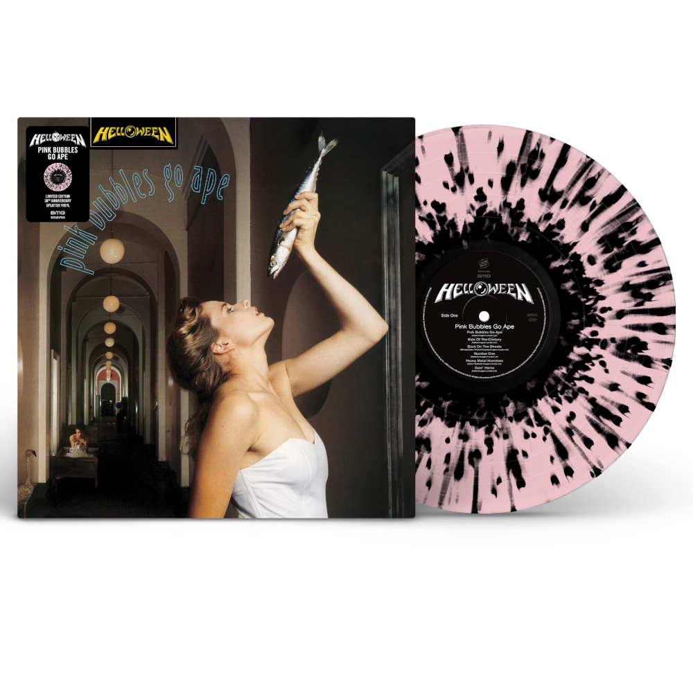 Helloween – Pink Bubbles Go Ape ( Pink/Black Splatter )