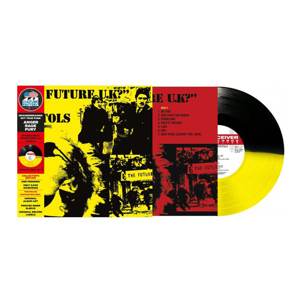 Sex Pistols – "No Future U.K?" (Yellow&Black Vinyl)